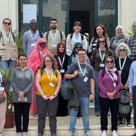 Participants urban vector mapping in Tunis